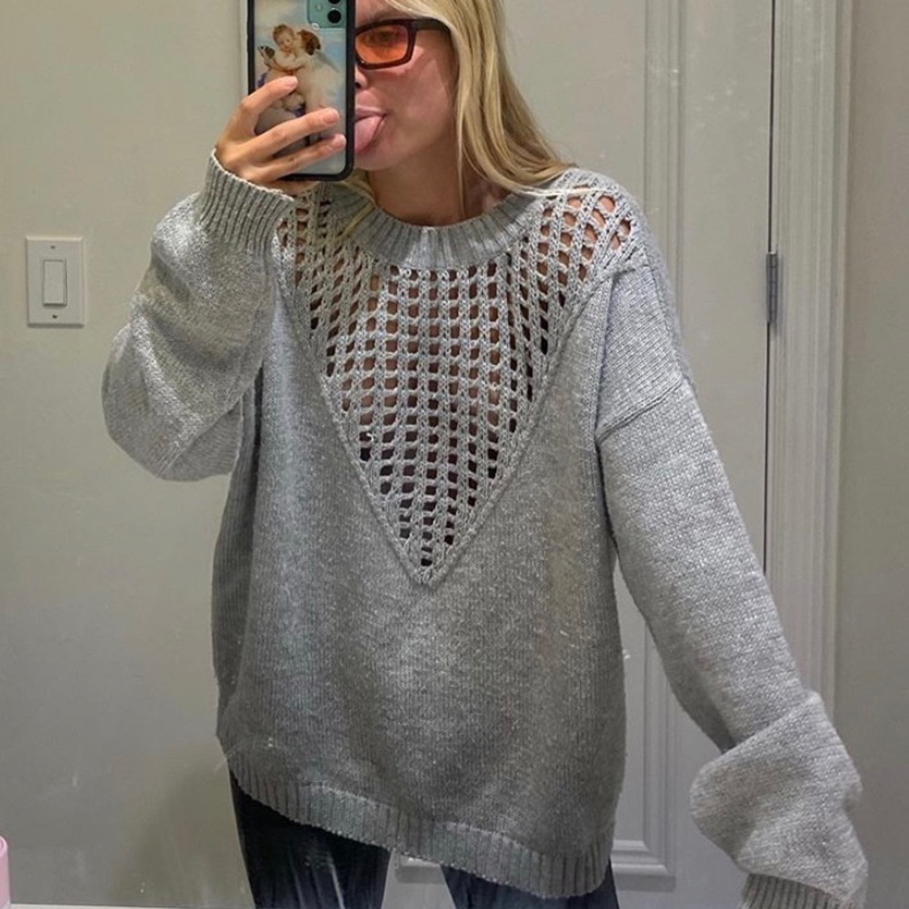LF grey sweater
